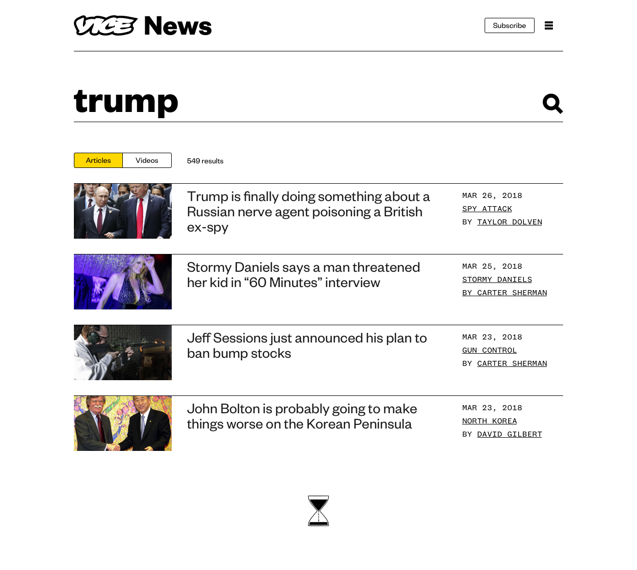 Search on VICE News